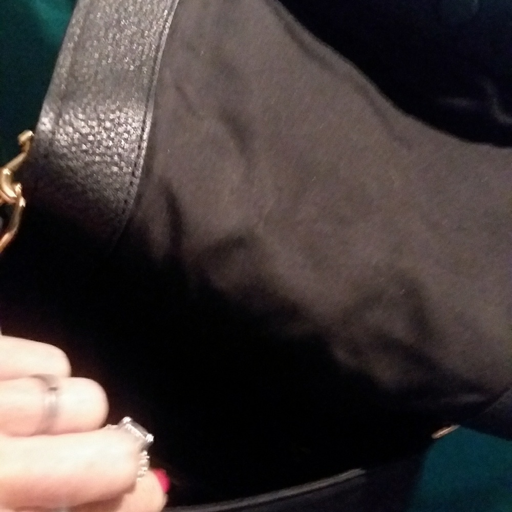 Marc Jacobs cross body black leather purse